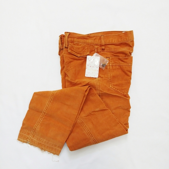 Free People Aces High Cropped Corduroy Pan… - Picture 2 of 8